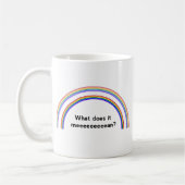 Doppelter Regenbogen Kaffeetasse (Links)