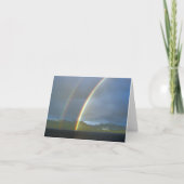 Doppelter Regenbogen Karte (Vorderseite)