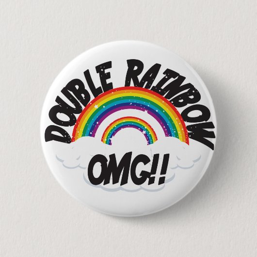 DOPPELTER REGENBOGEN OMG3 BUTTON (Vorderseite)
