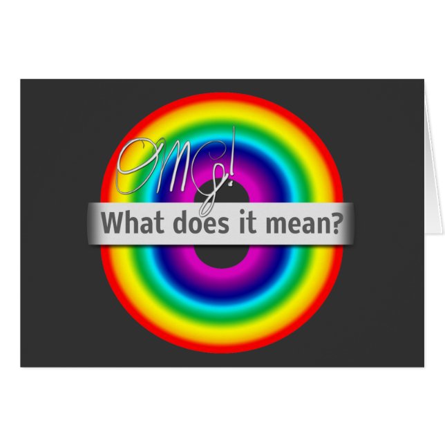 Doppelter Regenbogen: OMG! Was gemein? (Vorderseite (Horizontal))