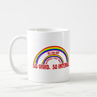 DOPPELTER REGENBOGEN - SO KLARES SO INTENSIVES KAFFEETASSE