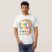 Doppelter Regenbogen T-Shirt (Vorne ganz)