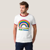 Doppelter Regenbogen T-Shirt (Vorne ganz)