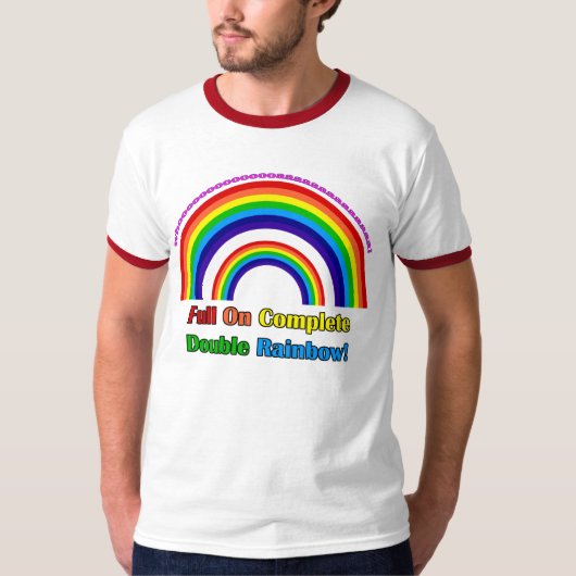 Doppelter Regenbogen T-Shirt (Vorderseite)