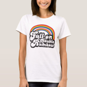Doppelter Regenbogen T-Shirt