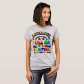 Doppelter Regenbogen-T - Shirt (Vorne ganz)