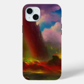 Doppelter Regenbogen über dramatische Klippen Case-Mate iPhone Hülle (Rückseite)
