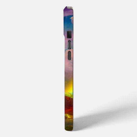 Doppelter Regenbogen über dramatische Klippen Case-Mate iPhone Hülle (Rückseite / Links)