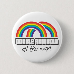 Doppelter Regenbogen, vollständig! Button