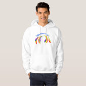 doppelter Regenbogen vollständig Hoodie (Vorne ganz)