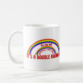 DOPPELTER REGENBOGEN - VOLLSTÄNDIG! KAFFEETASSE (Links)