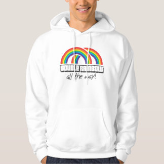 Doppelter Regenbogen, vollständig! (Licht) Hoodie
