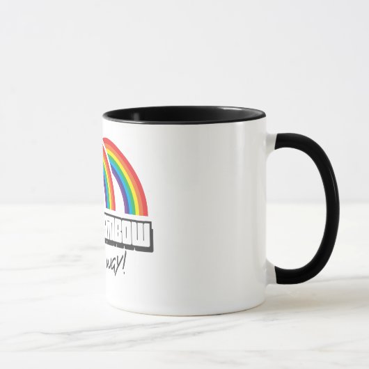Doppelter Regenbogen, vollständig! (Licht) Tasse (Rechts)