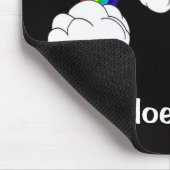 Doppelter Regenbogen vollständig über dem Himmel Mousepad (Ecke)