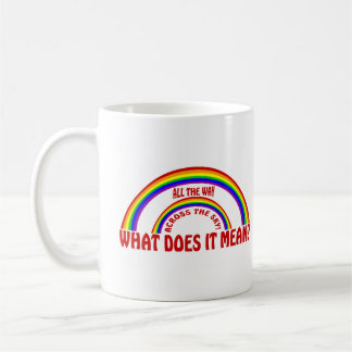 DOPPELTER REGENBOGEN - WAS TUT ES GEMEIN? KAFFEETASSE