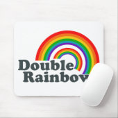 Doppelter Regenbogen (Zusätze) Mousepad (Mit Mouse)