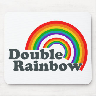 Doppelter Regenbogen (Zusätze) Mousepad