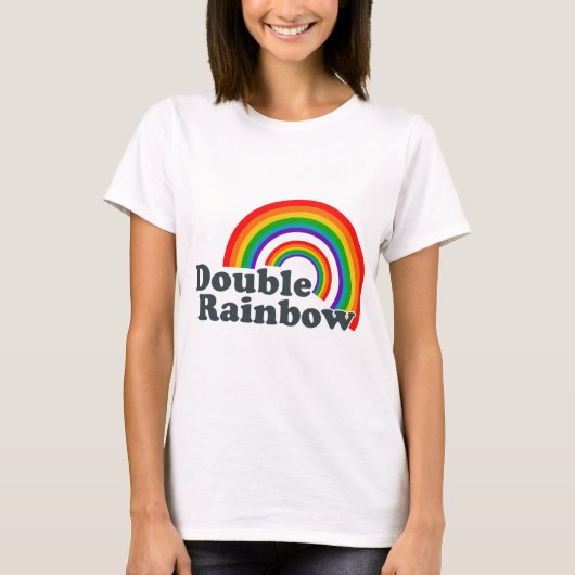 Doppelter Regenbogen (Zusätze) T-Shirt (Vorderseite)