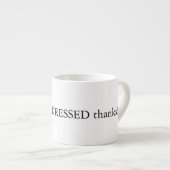 Doppelter Schuss-Espresso mit Wasserdank Espressotasse (Vorderseite Rechts)