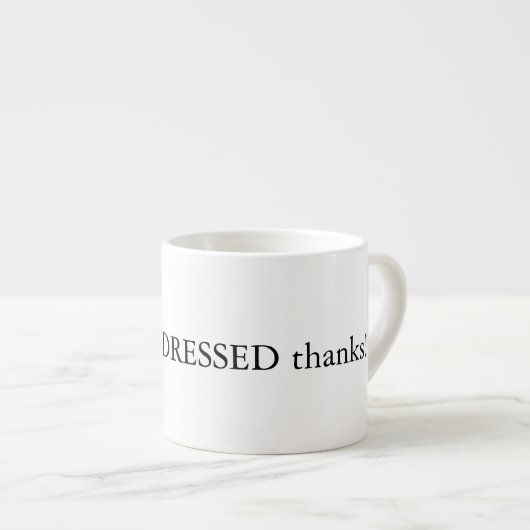 Doppelter Schuss-Espresso mit Wasserdank Espressotasse (Vorderseite Rechts)