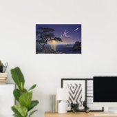 Doppelter Sonnenuntergang Poster (Heimbüro)