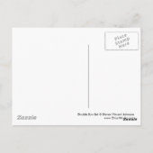 Doppelter Sonnenuntergang Postkarte (Rückseite)