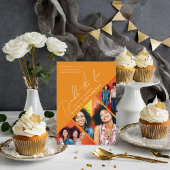 Doppelter Spaß | Moderner Geburtstag Einladung