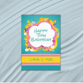 Doppelter Spaß! Twins Custom Geburtstag Karte