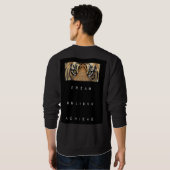 Doppelter Traum glauben Erfolg Mens Sweatshirt (Schwarz voll)