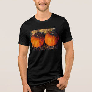 Doppelter Vintage-Kürbis Tri-Blend Shirt