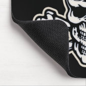 Doppelter Visions-Schädel Mousepad (Ecke)