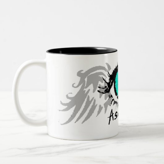 Doppeltes Augen-Ball-Tasse Zweifarbige Tasse (Links)