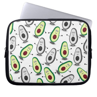 Doppeltes Avocado-Muster Laptopschutzhülle