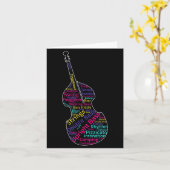 Doppeltes B aufrechtes B Jazz Bist Musiker Geschen Karte (Gelbe Blume)