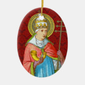 Doppeltes Bild von Papst St. Cornelius (SAU 042) Keramik Ornament (Vorne)