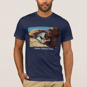 Doppeltes Bogen-Wüsten-LandschaftsFoto T-Shirt
