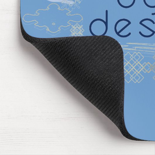 Doppeltes D Mousepad (Ecke)