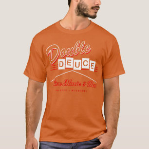 Doppeltes Deuce-Roadhouse-Zeichen T-Shirt