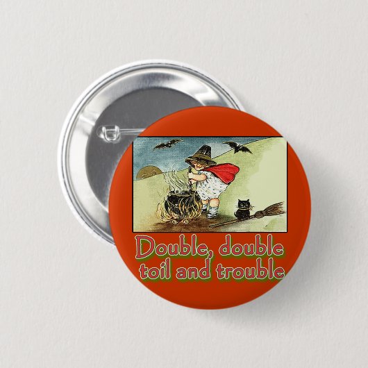 Doppeltes doppeltes Mühe-und Button (Vorne & Hinten)