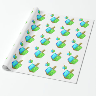 Doppeltes Dreidels Geschenkpapier