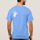 Doppeltes Fisting wie ein frische Faden des T-Shirt (Rückseite)