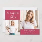 Doppeltes Foto | Abschluss 2023 Ankündigung (Vorderseite)