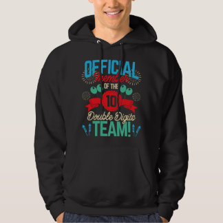 Doppeltes Geburtstagsjubiläum 10-jähriges Mädchen, Hoodie