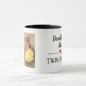 Doppeltes gesegnet - Doppelgroßmutter-Tasse Tasse (Zentrum)