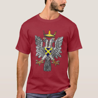 Doppeltes ging Eagle - Leofric von Mercia voran T-Shirt