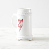 Doppeltes Glück Bierglas (Vorderseite Links)