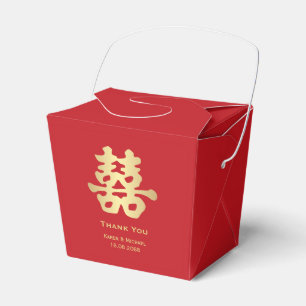 Doppeltes Glück-chinesische Hochzeit Geschenkschachtel