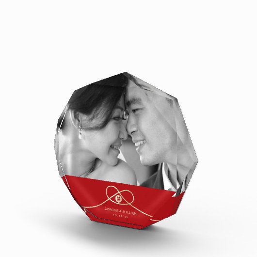 Doppeltes Glück Chinesischer Hochzeitsblock für da Fotoblock (Rechts)