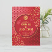 Doppeltes Glück Einladung (Stehend Vorderseite)