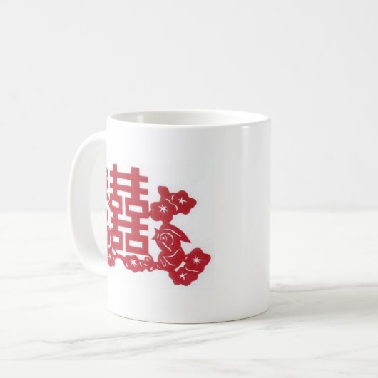 Doppeltes Glück Kaffeetasse (Vorderseite Links)